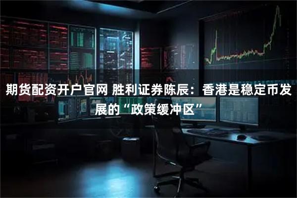 期货配资开户官网 胜利证券陈辰：香港是稳定币发展的“政策缓冲区”