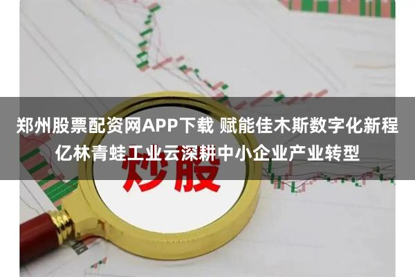 郑州股票配资网APP下载 赋能佳木斯数字化新程亿林青蛙工业云深耕中小企业产业转型